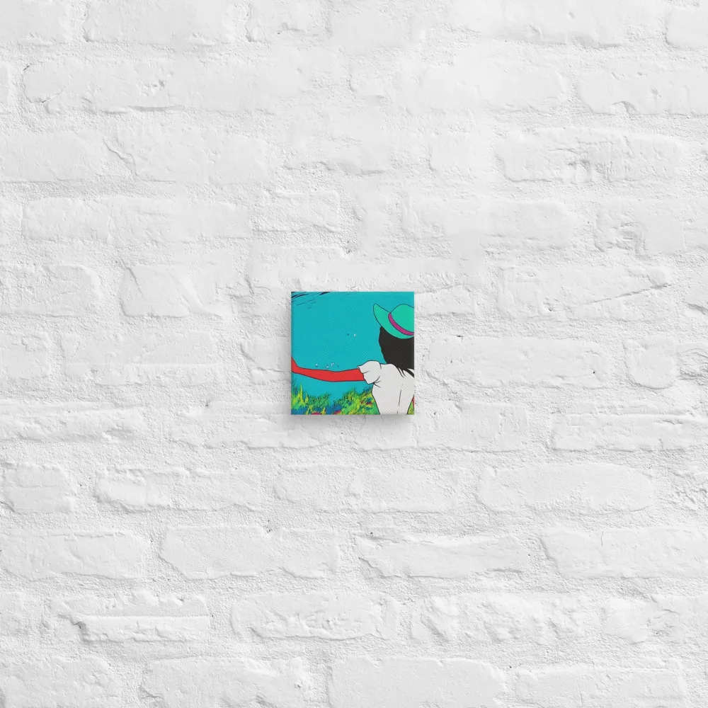 Whimsical Encounter | Canvas | 6″×6″