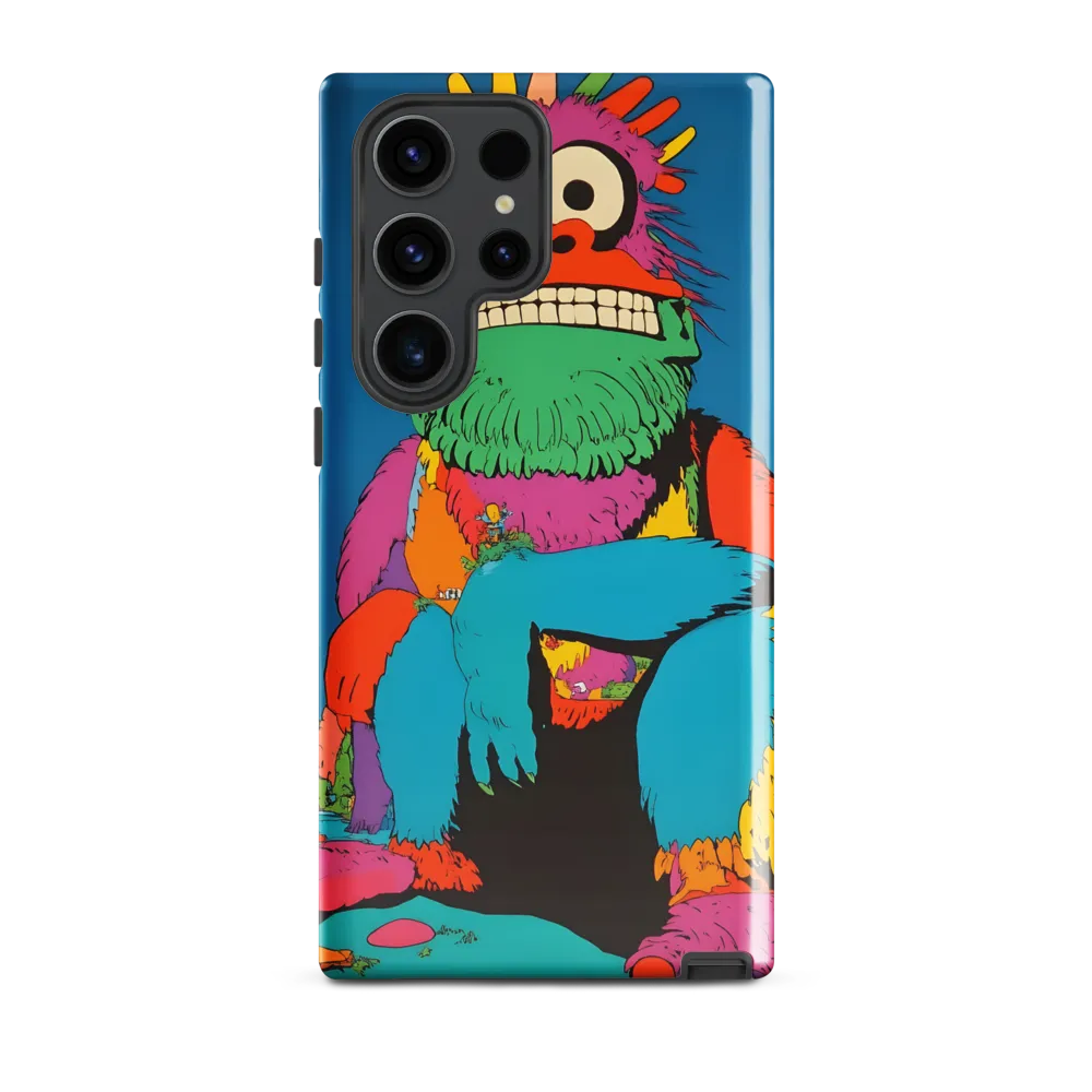 Whimsical Giant: A Playful Monster Encounter | Phone Case |  S23 Ultra | Tough Case | Glossy