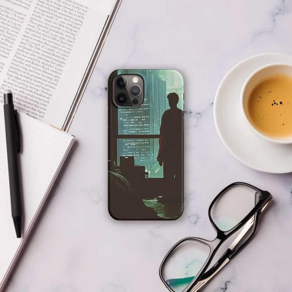 Silent Contemplation in a Futuristic Dystopia | Phone Case |  12 Pro | Snap Case | Matte