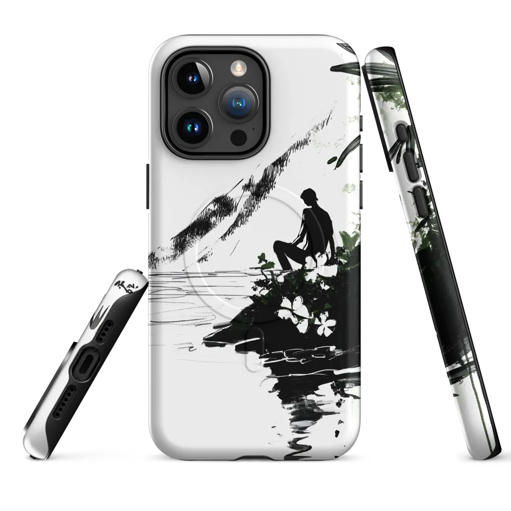 Contemplation by the Water | Phone Case |  15 Pro Max | MagSafe® Tough Case | Matte