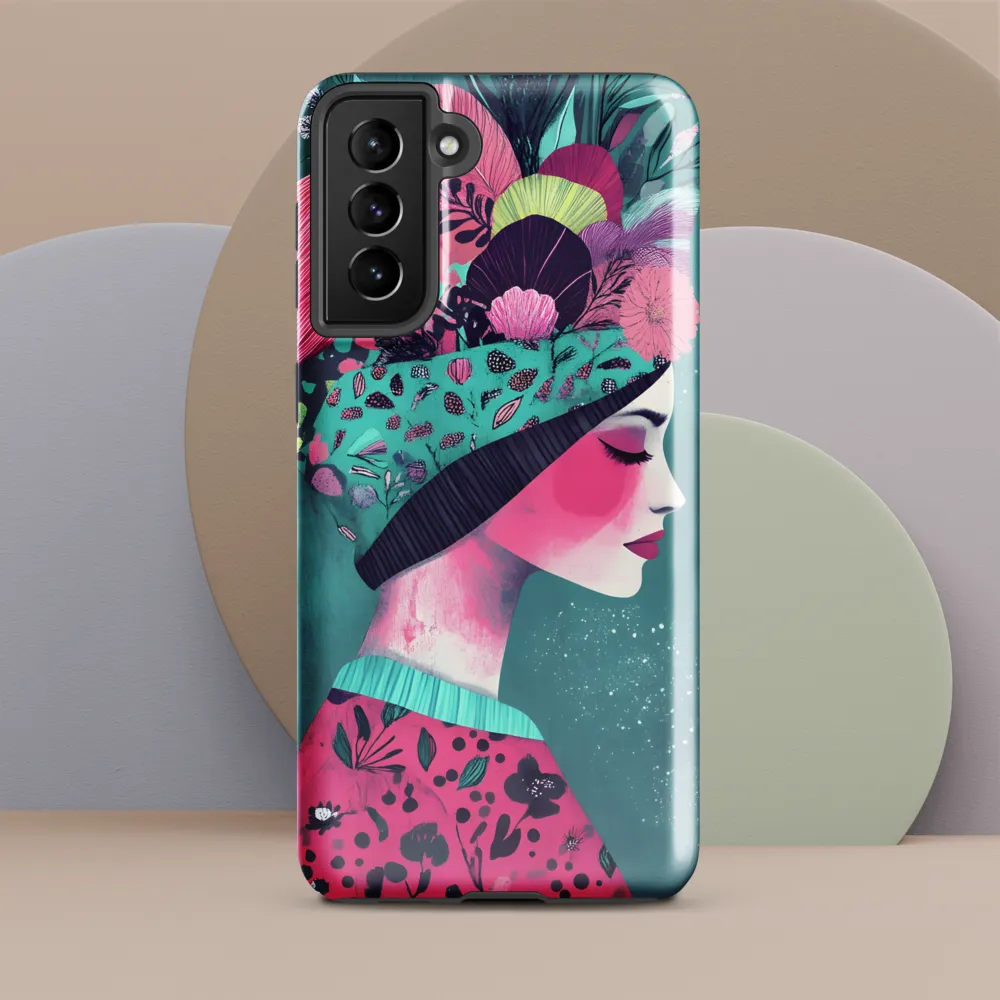 Whimsical Floral Portrait