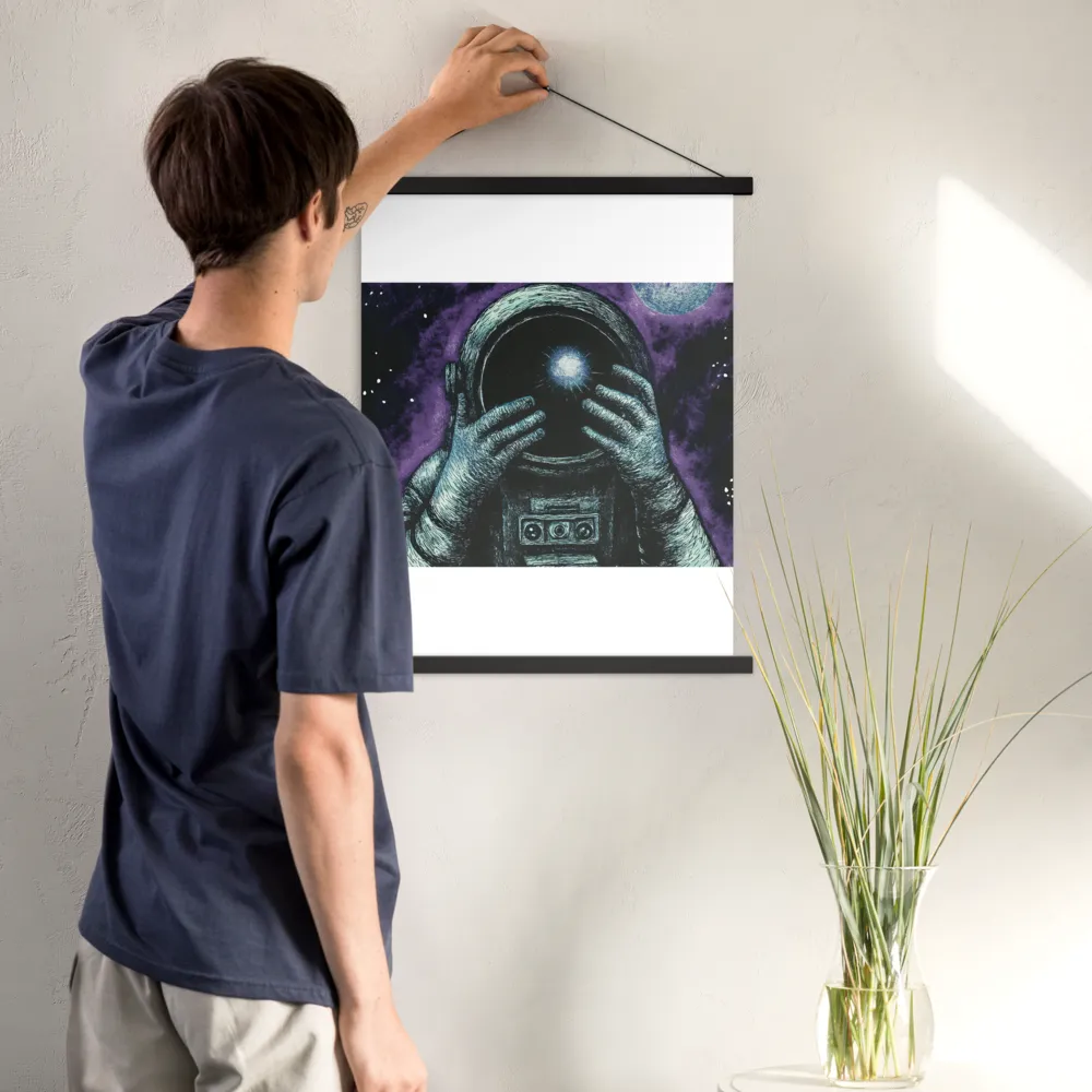 Beyond the Stars | Poster With Black Wood Hanger | 18″×24″