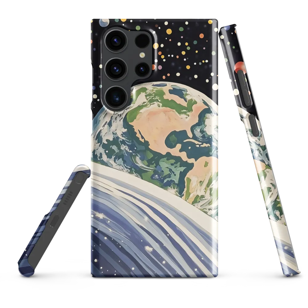 Celestial View: A Surreal Journey Through Space