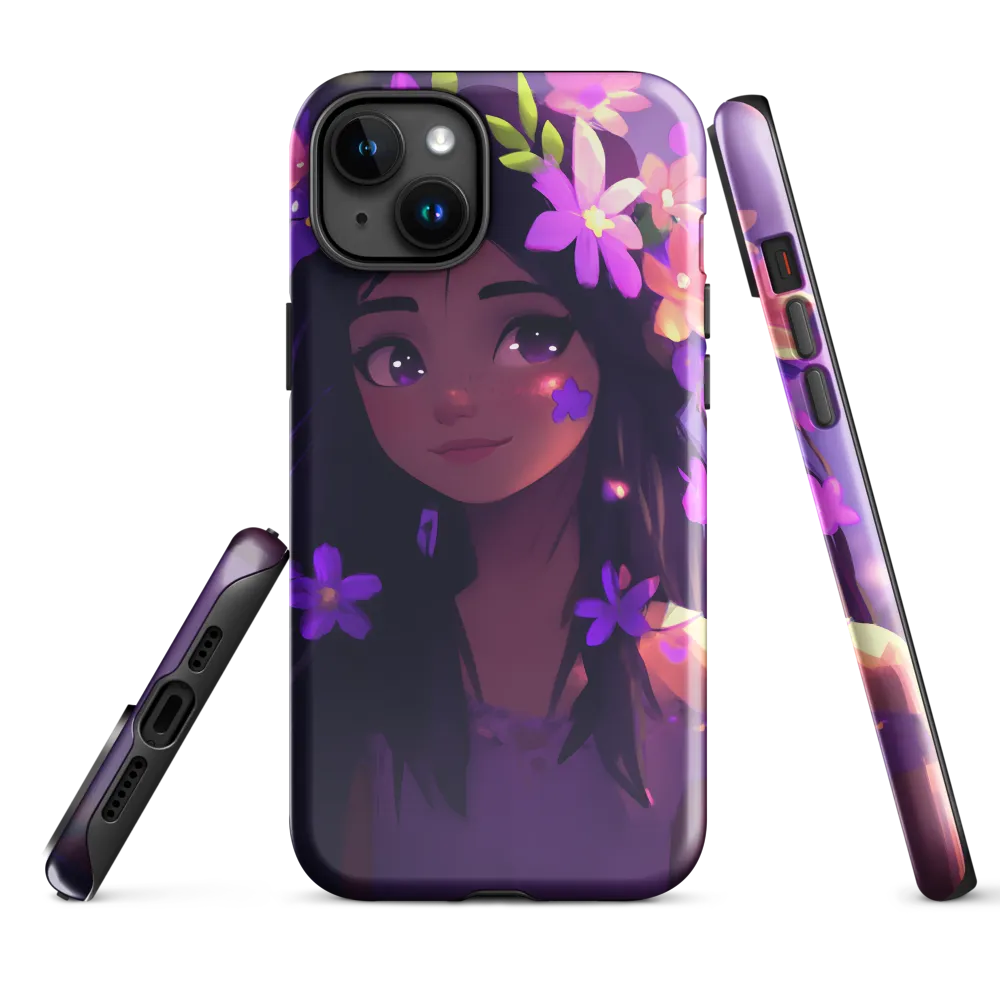 Crown of Purple Blossoms