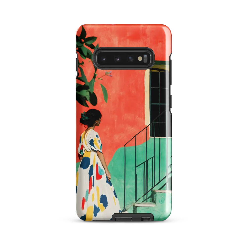 Stairway to Colorful Bliss | Phone Case |  S10 Plus | Tough Case | Glossy