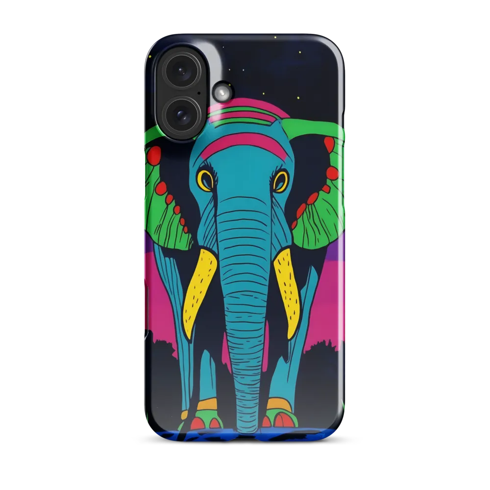 Whimsical Majesty: The Vibrant Elephant