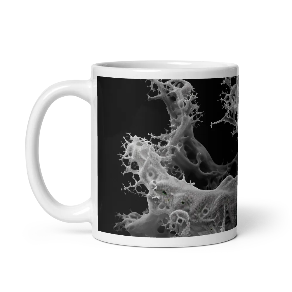 Ethereal Fractals: An Abstract Exploration | Mug with White inside | 11 oz