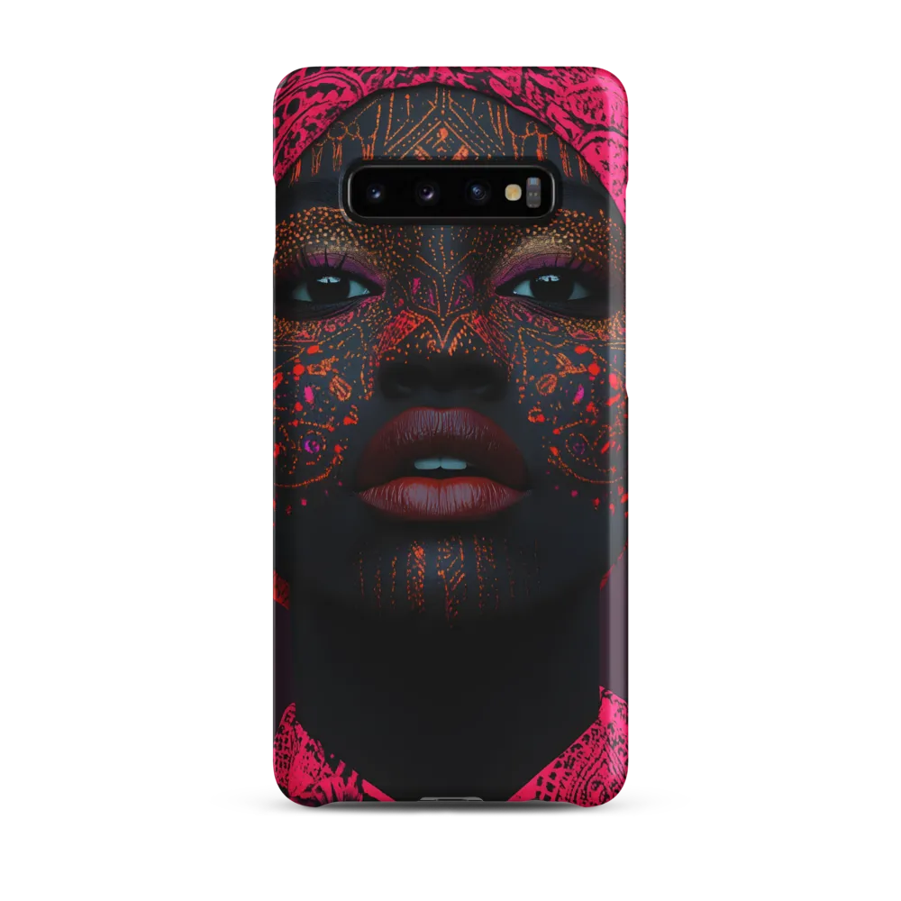 Neon Adornments: A Portrait of Cultural Expression