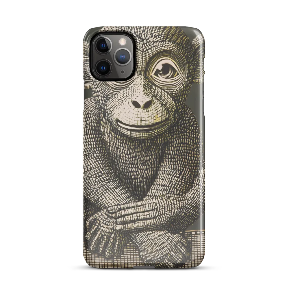 Intricate Primate Portrait | Phone Case |  11 Pro Max | Snap Case | Glossy