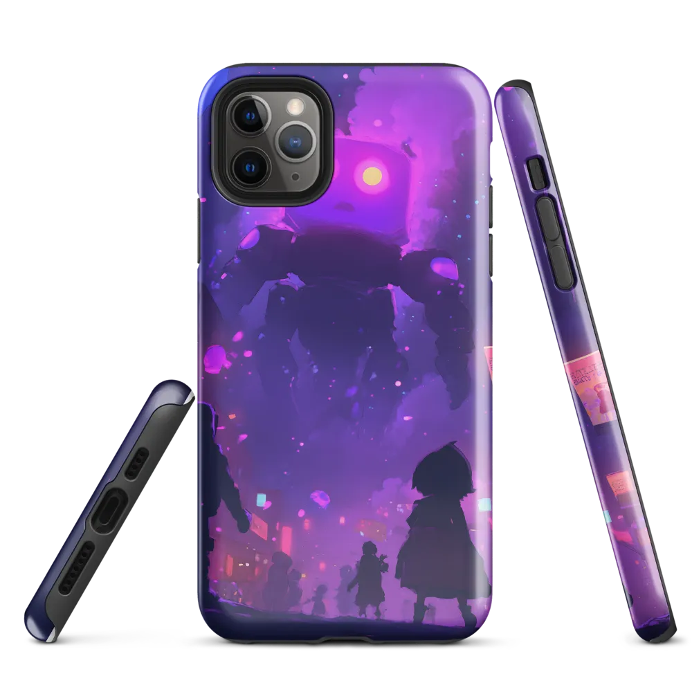 Awakening of the Neon Guardian | Phone Case |  11 Pro Max | Tough Case | Glossy