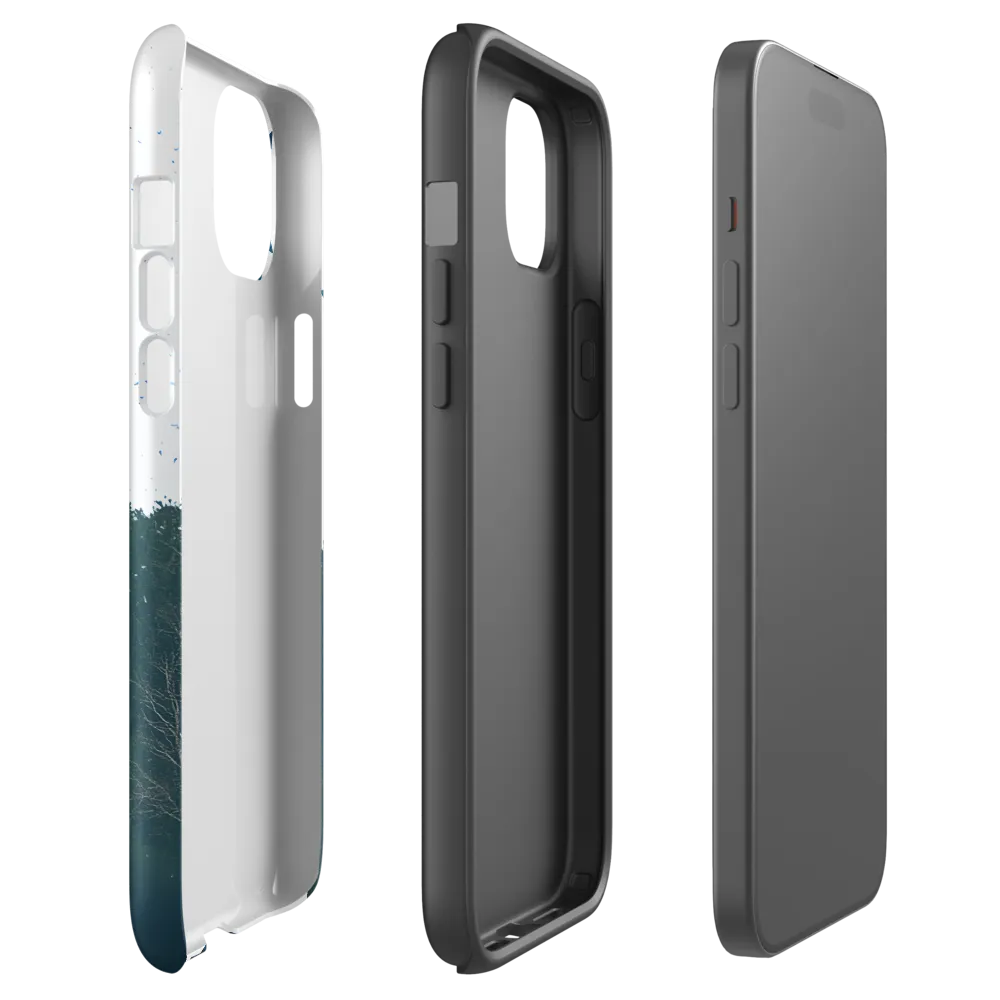 Blue Contemplation | Phone Case |  15 Plus | Tough Case | Matte