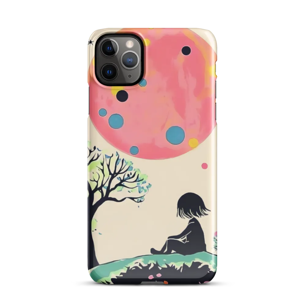 Gazing at the Pink Moon | Phone Case |  11 Pro Max | Snap Case | Glossy