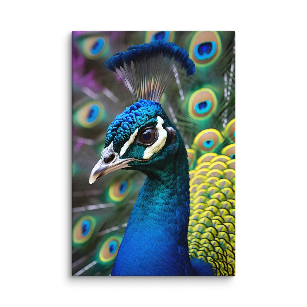 Regal Plumage: The Peacock's Splendor | Canvas | 32″×48″
