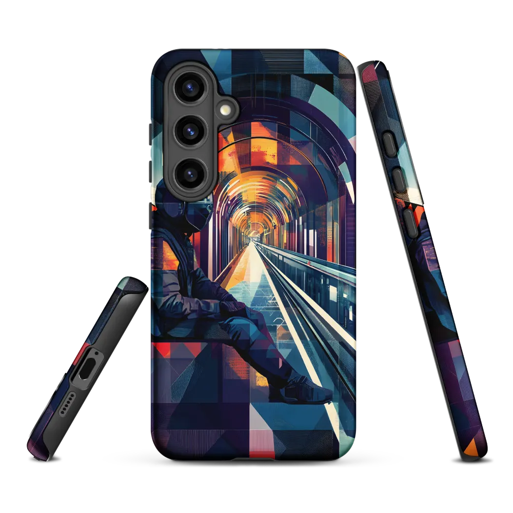Reflections in a Futuristic Tunnel