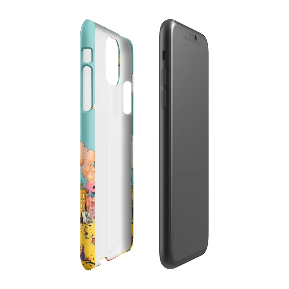 Urban Fantasia: A Whimsical Encounter | Phone Case |  11 | Snap Case | Glossy