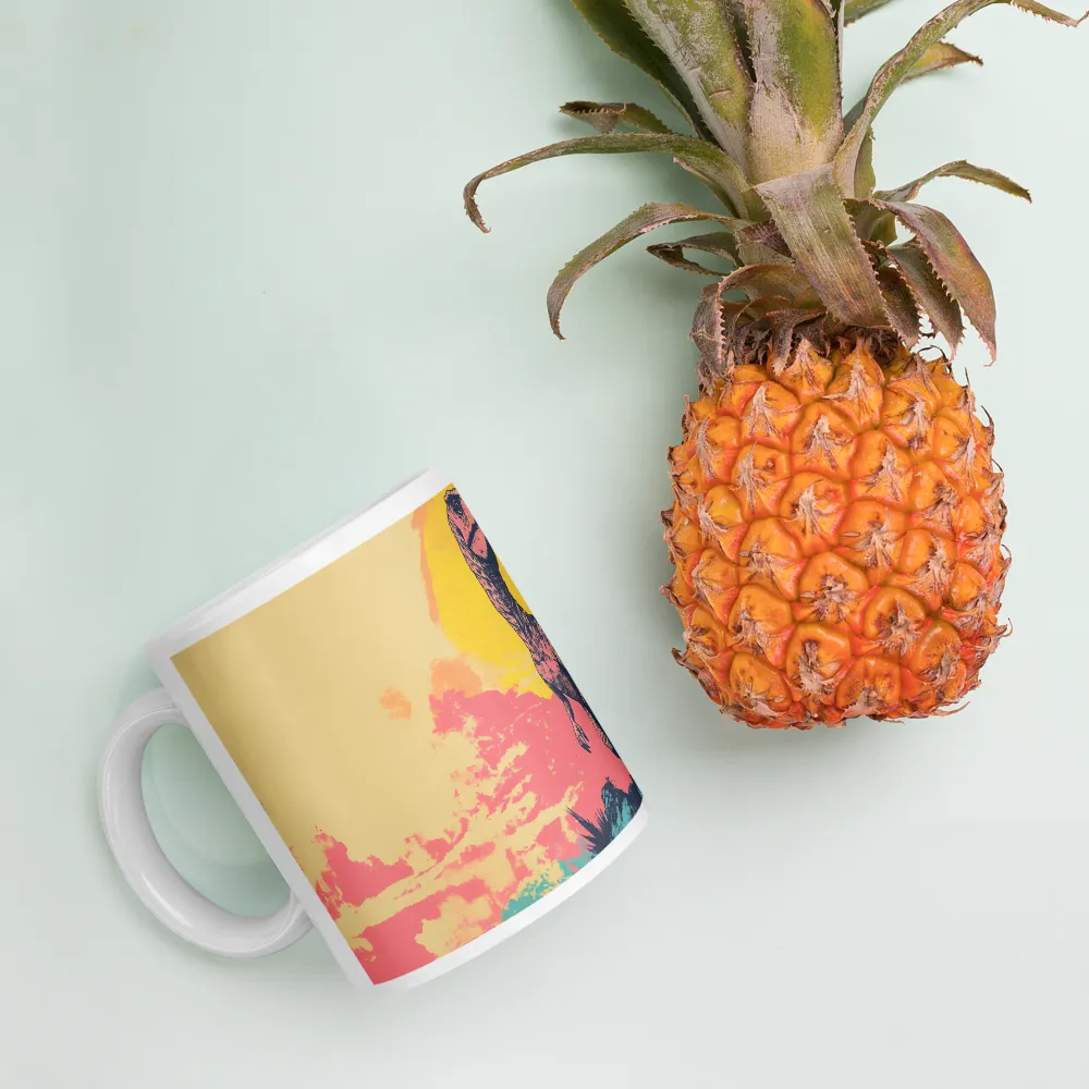 Majestic Dinosaur at Sunrise | Mugs | Multiple Sizes & Colors