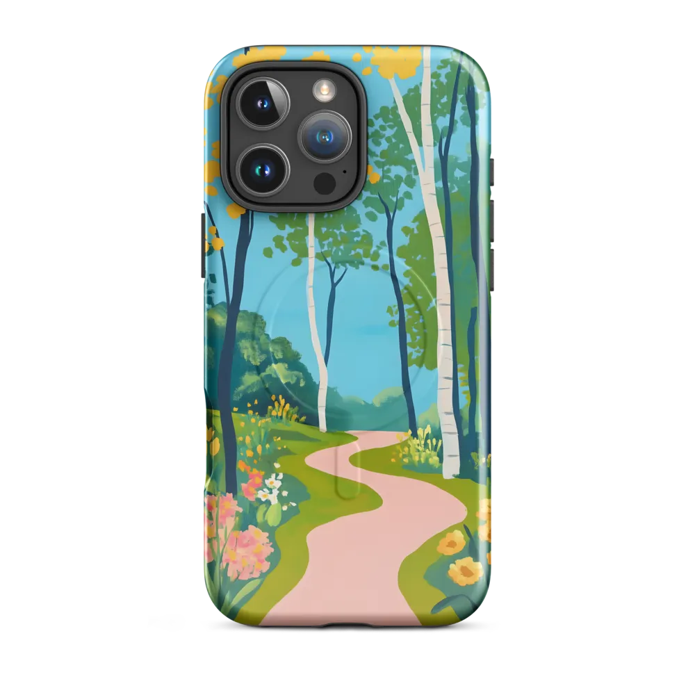 The Winding Path of Nature | Phone Case |  16 Pro Max | MagSafe® Tough Case | Glossy