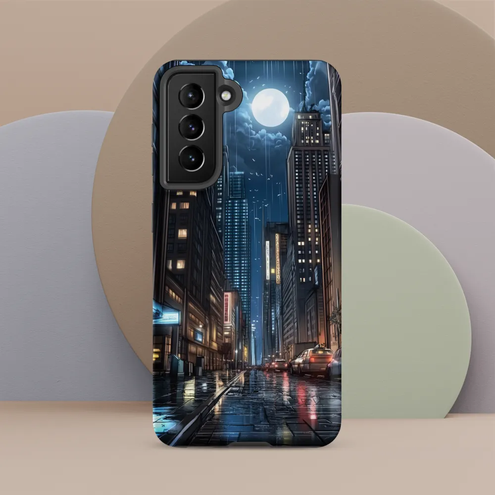 Moonlit Urban Serenity