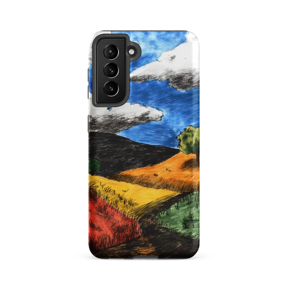 Path Through Colored Hills