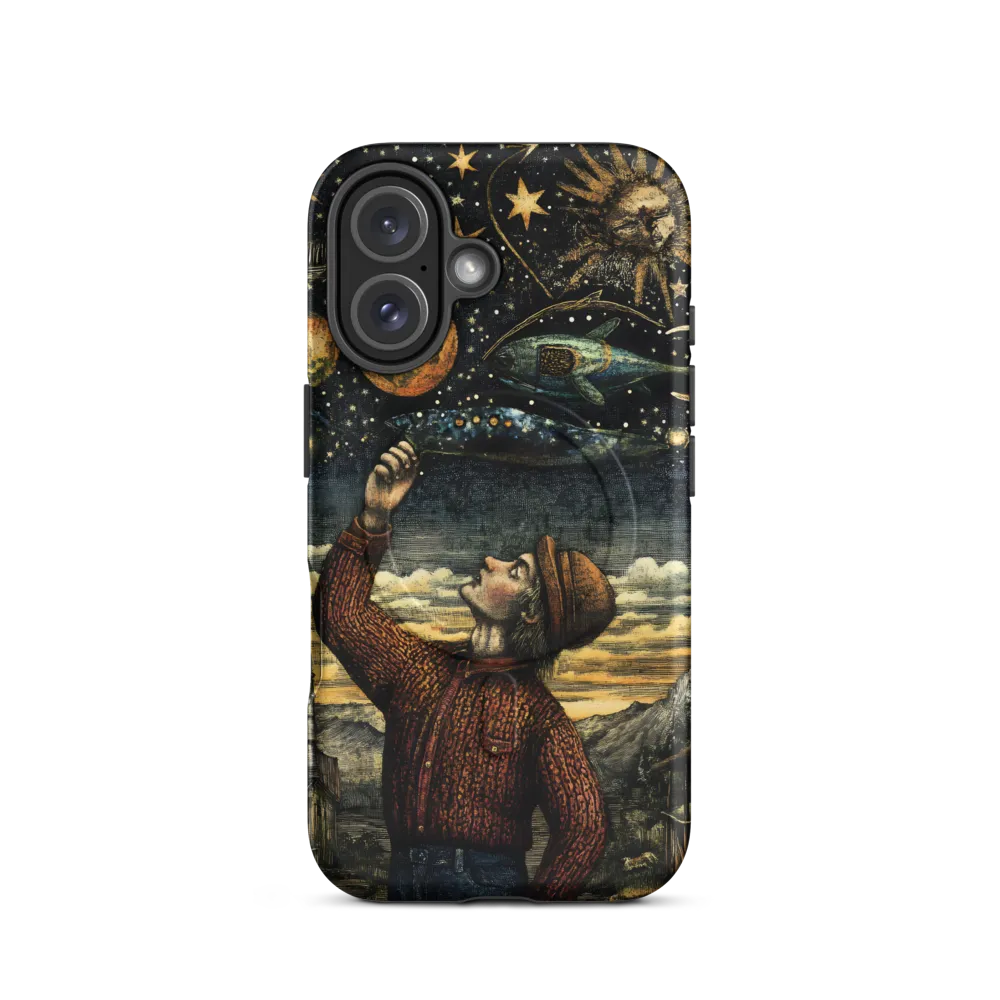 Cosmic Curiosity: A Journey Beyond Earth | Phone Case |  16 | MagSafe® Tough Case | Matte