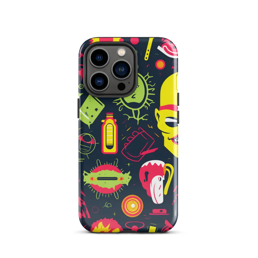 Neon Revelry: A Quirky Exploration of Modern Pop Art