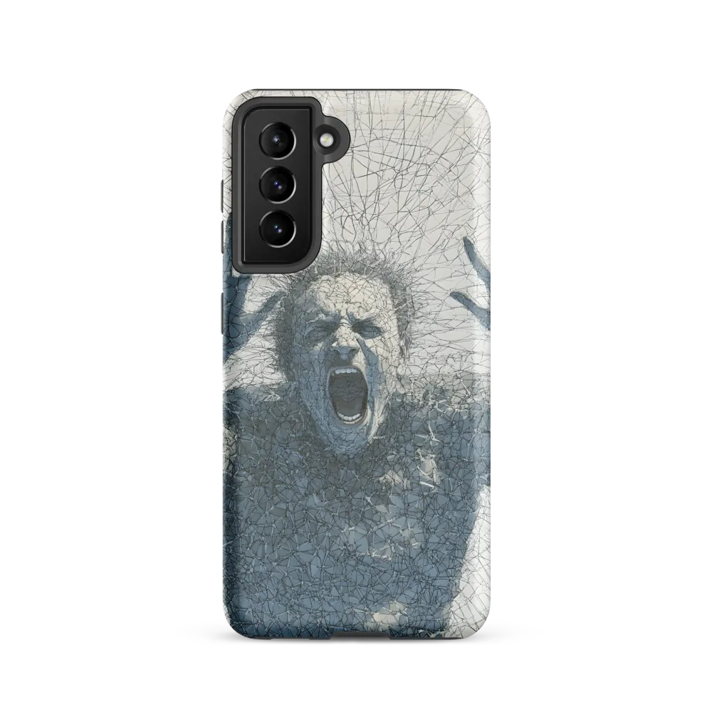 Breaking Free: An Expression of Anguish | Phone Case |  S21 | Tough Case | Matte