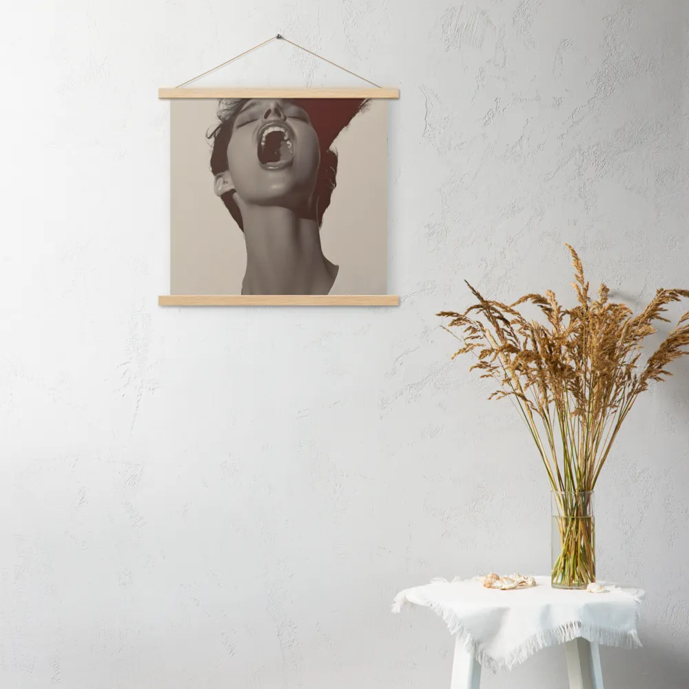 Echoes of Emotion | Poster With Oak Wood Hanger | 18″×18″