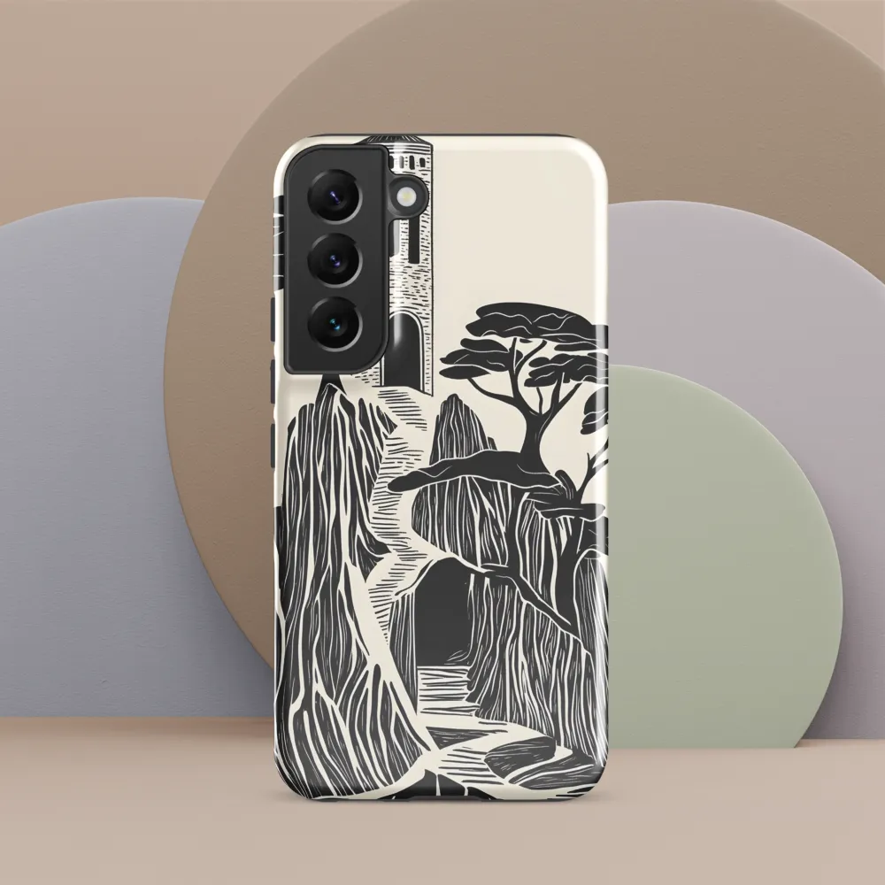 Echoes of a Mystical Tower | Phone Case |  S22 | Tough Case | Glossy