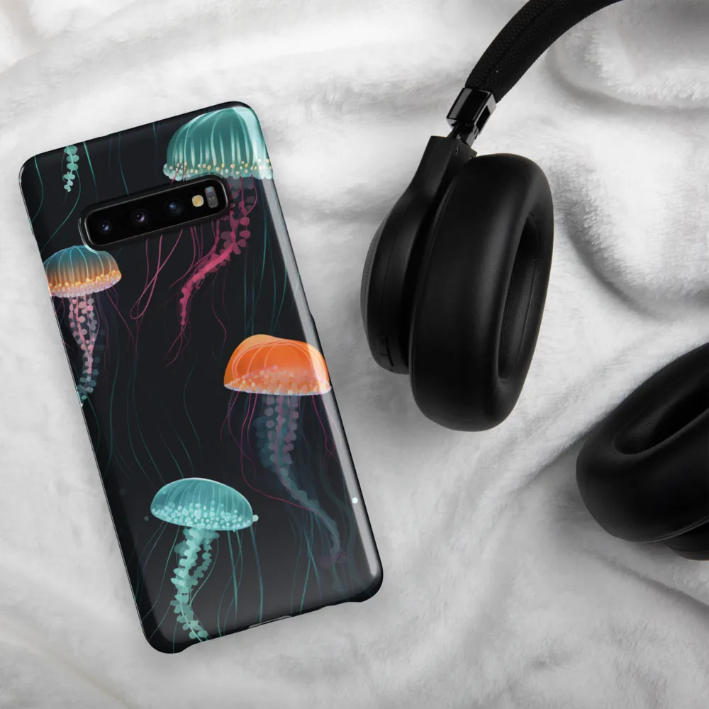 Ethereal Dance of Jellyfish | Phone Case |  S10 Plus | Snap Case | Glossy