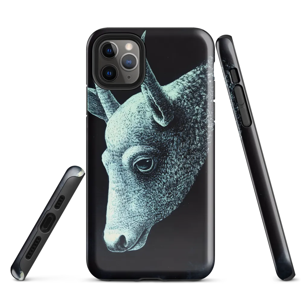 Ethereal Bull's Head | Phone Case |  11 Pro Max | Tough Case | Glossy