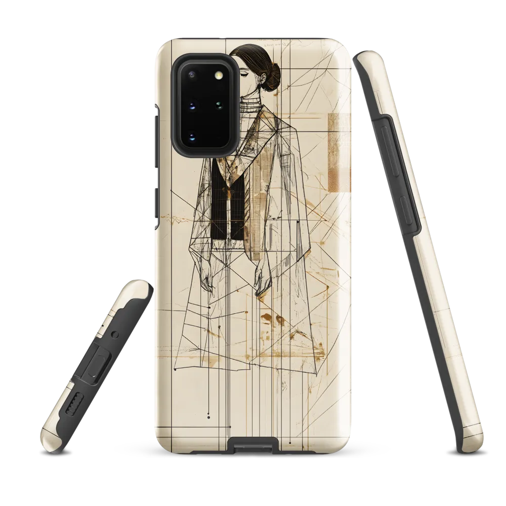 Elegance in Lines | Phone Case |  S20 Plus | Tough Case | Glossy