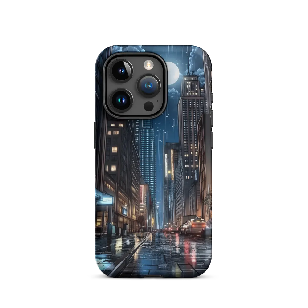 Moonlit Urban Serenity | Phone Case |  15 Pro | Tough Case | Matte