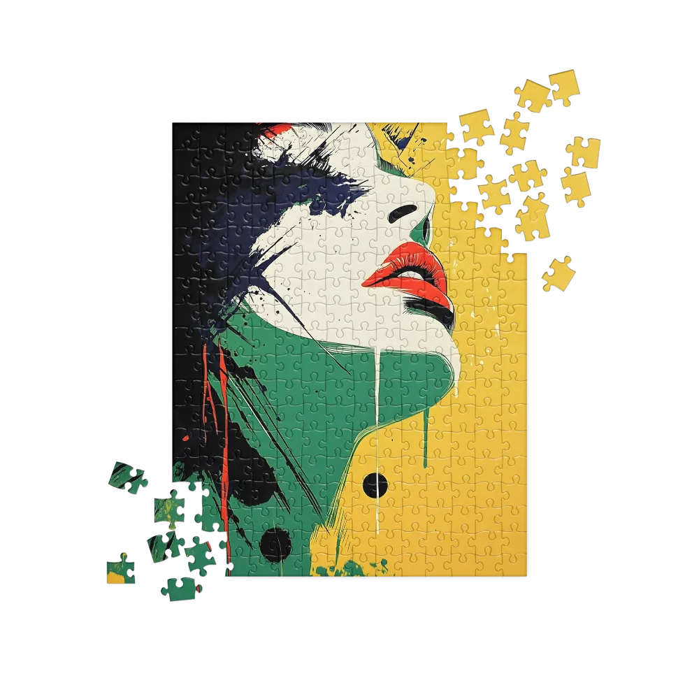 Bold Reflections: A Pop Art Portrait | Jigsaw Puzzle | 252 pieces