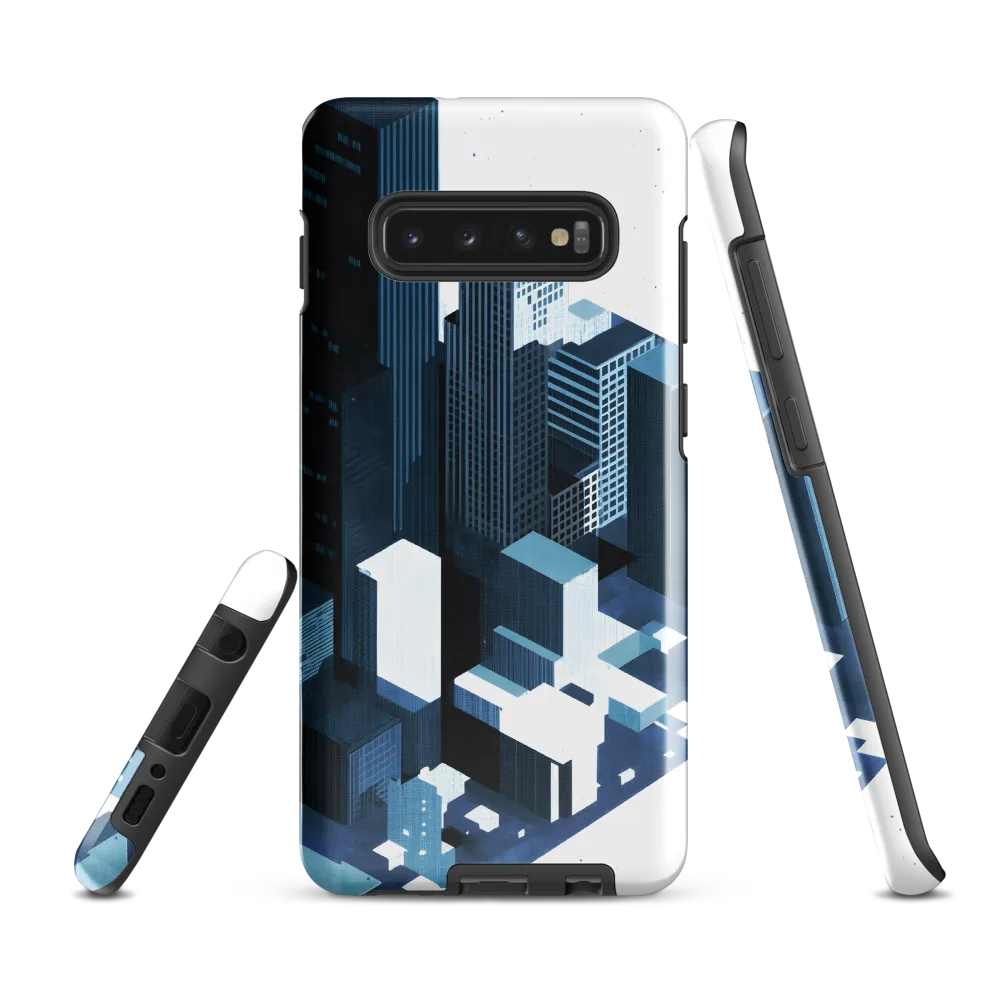 Urban Geometry: A Contemporary Cityscape | Phone Case |  S10 Plus | Tough Case | Glossy