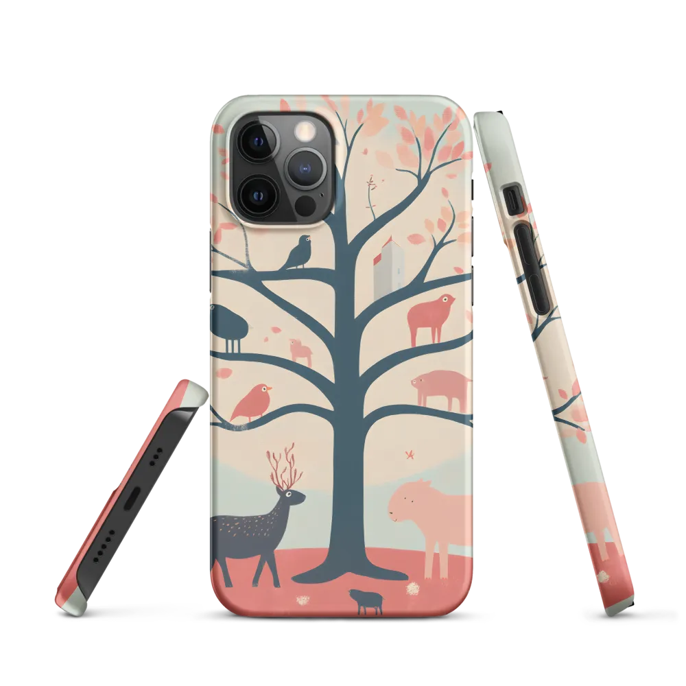 Whimsical Tree with Playful Creatures