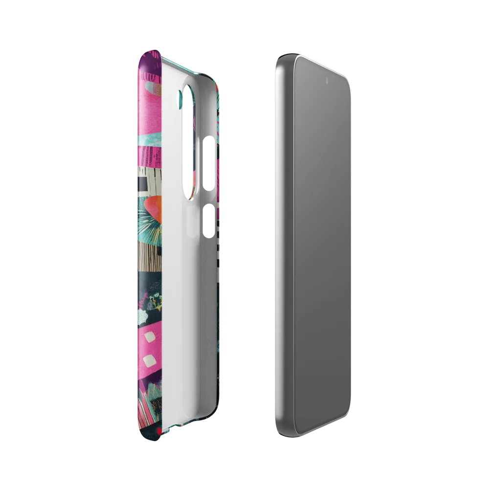 Whimsical Journey Through a Vibrant Landscape | Phone Case |  S23 | Snap Case | Glossy
