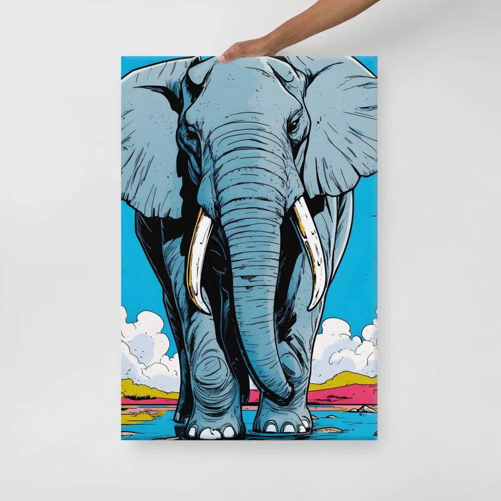 Majestic Presence: The Elephant | Canvas | 24″×36″