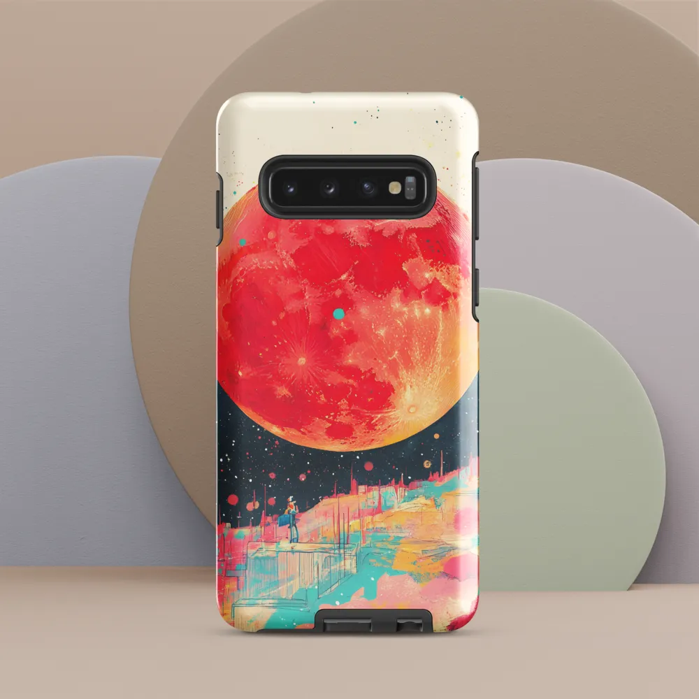 Crimson Dreams: A Lunar Exploration