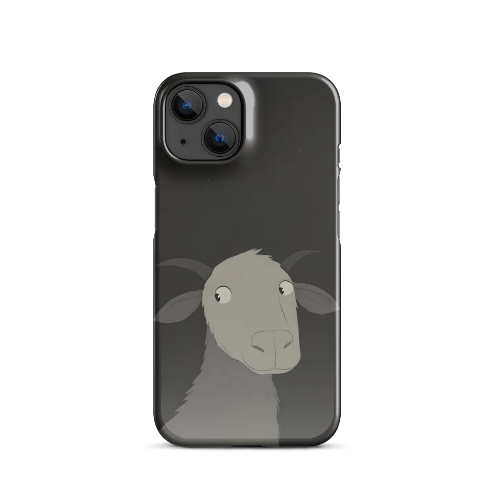 Whimsical Goat in Darkness