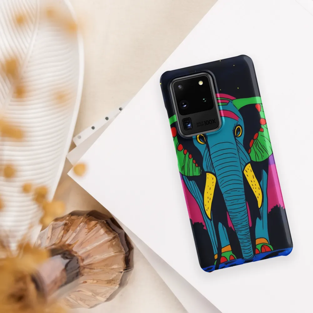 Whimsical Majesty: The Vibrant Elephant