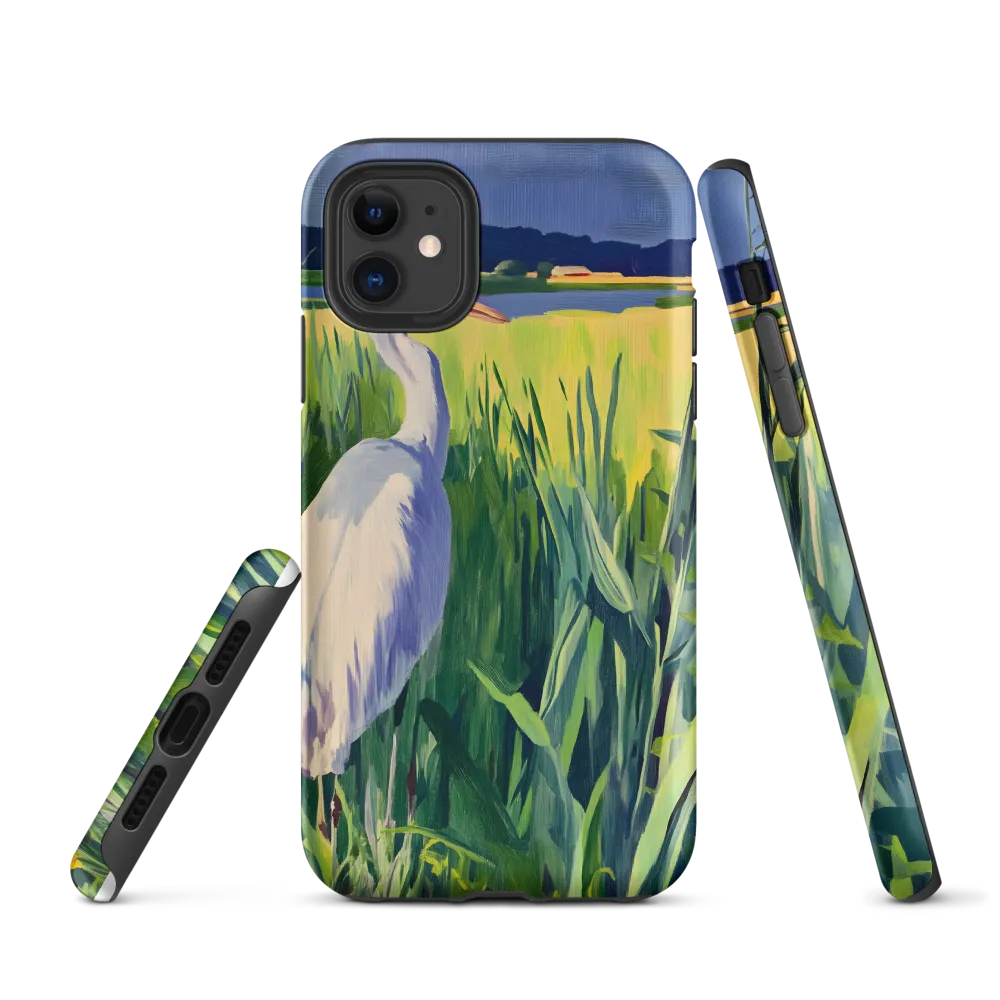 Graceful Presence: The Heron in the Meadow
