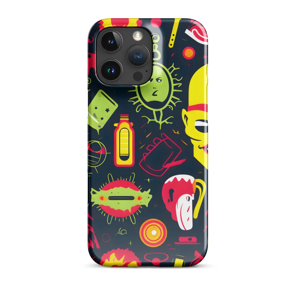 Neon Revelry: A Quirky Exploration of Modern Pop Art