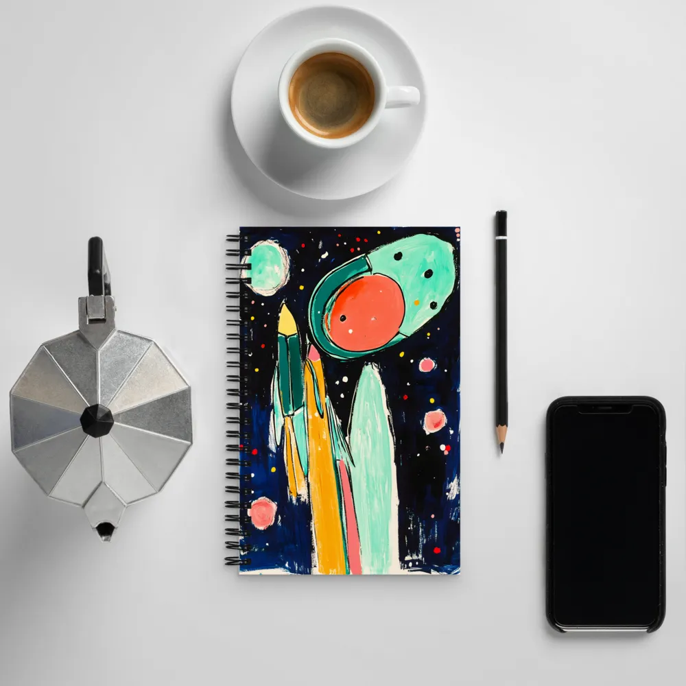 Playful Exploration of the Cosmos | Spiral Notebook