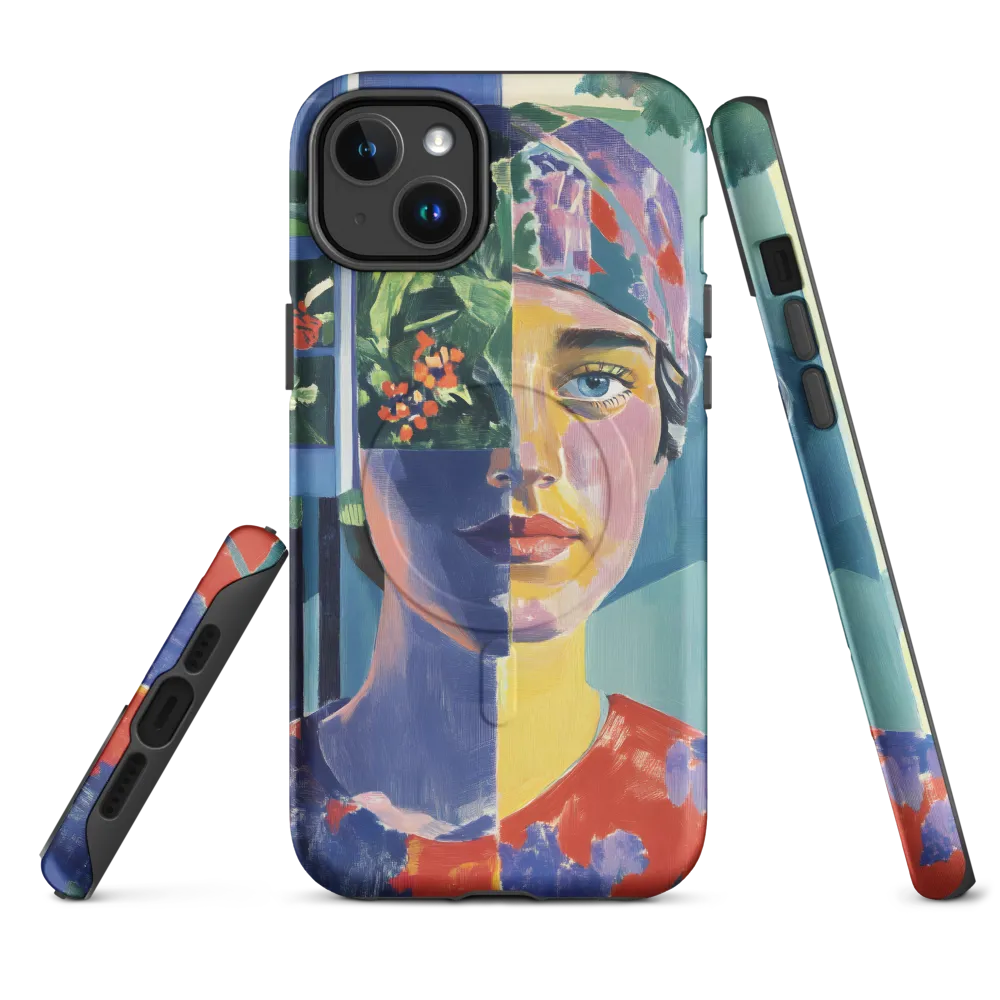 Nature's Reflection: A Portrait of Harmony | Phone Case |  14 Plus | MagSafe® Tough Case | Matte
