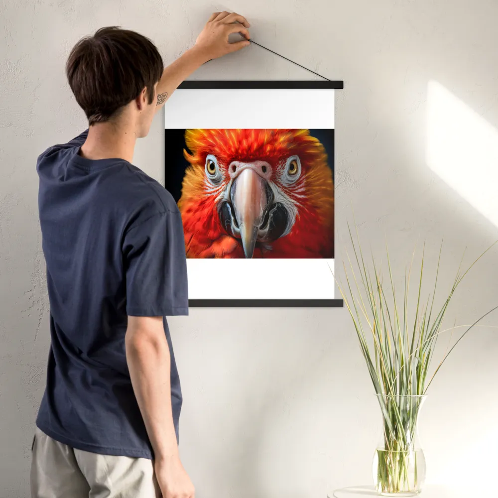 The Fiery Gaze of the Parrot