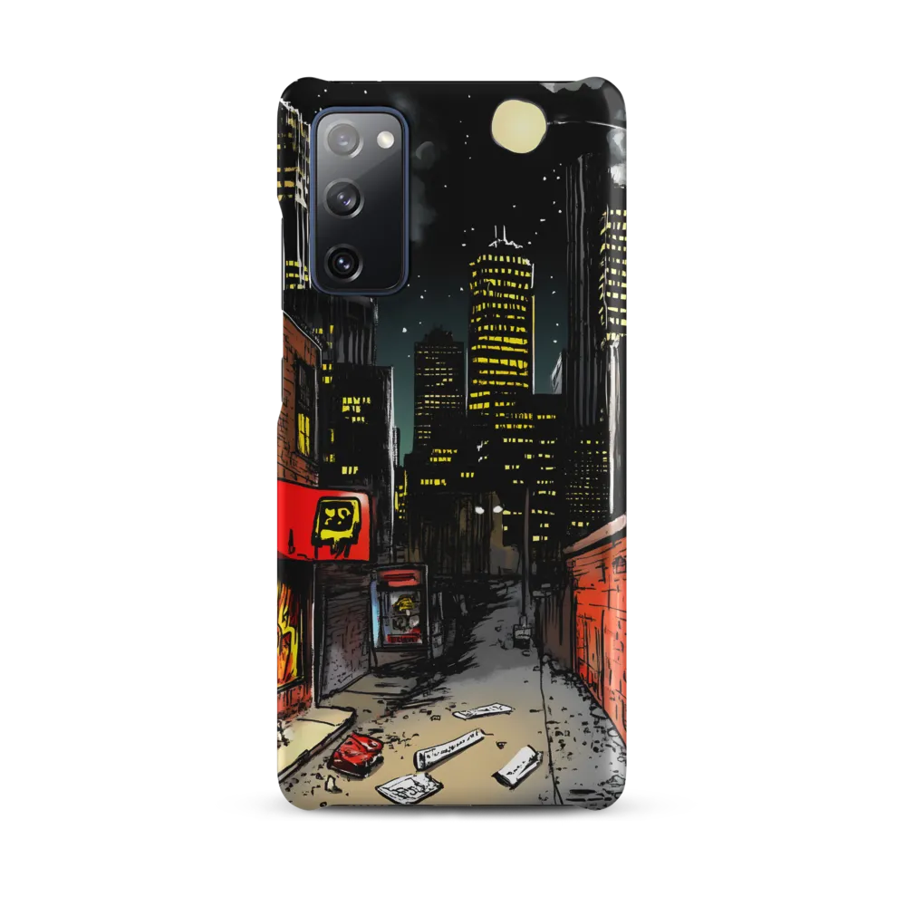 Nocturnal Cityscape: The Hidden Alley | Phone Case |  S20 FE | Snap Case | Matte