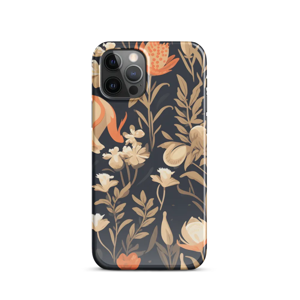 Floral Harmony: A Dance in the Dark