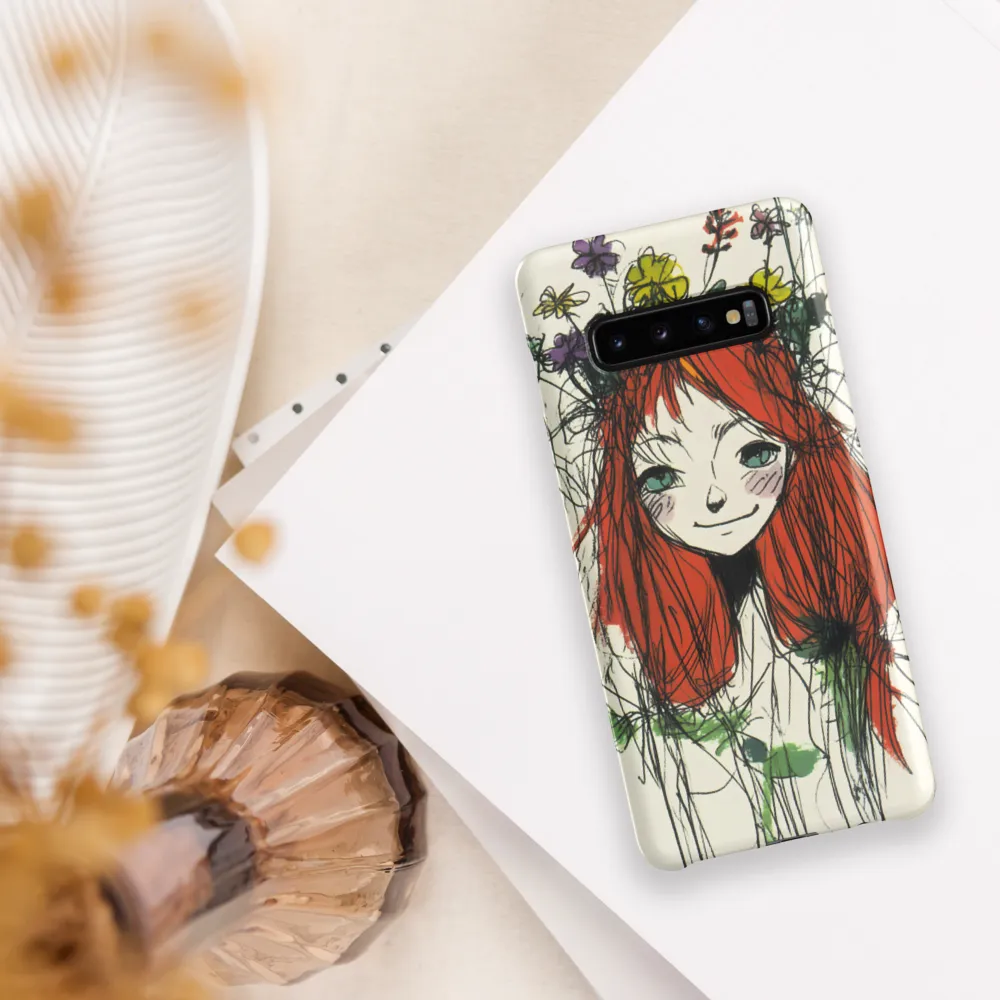 Whimsical Floral Portrait