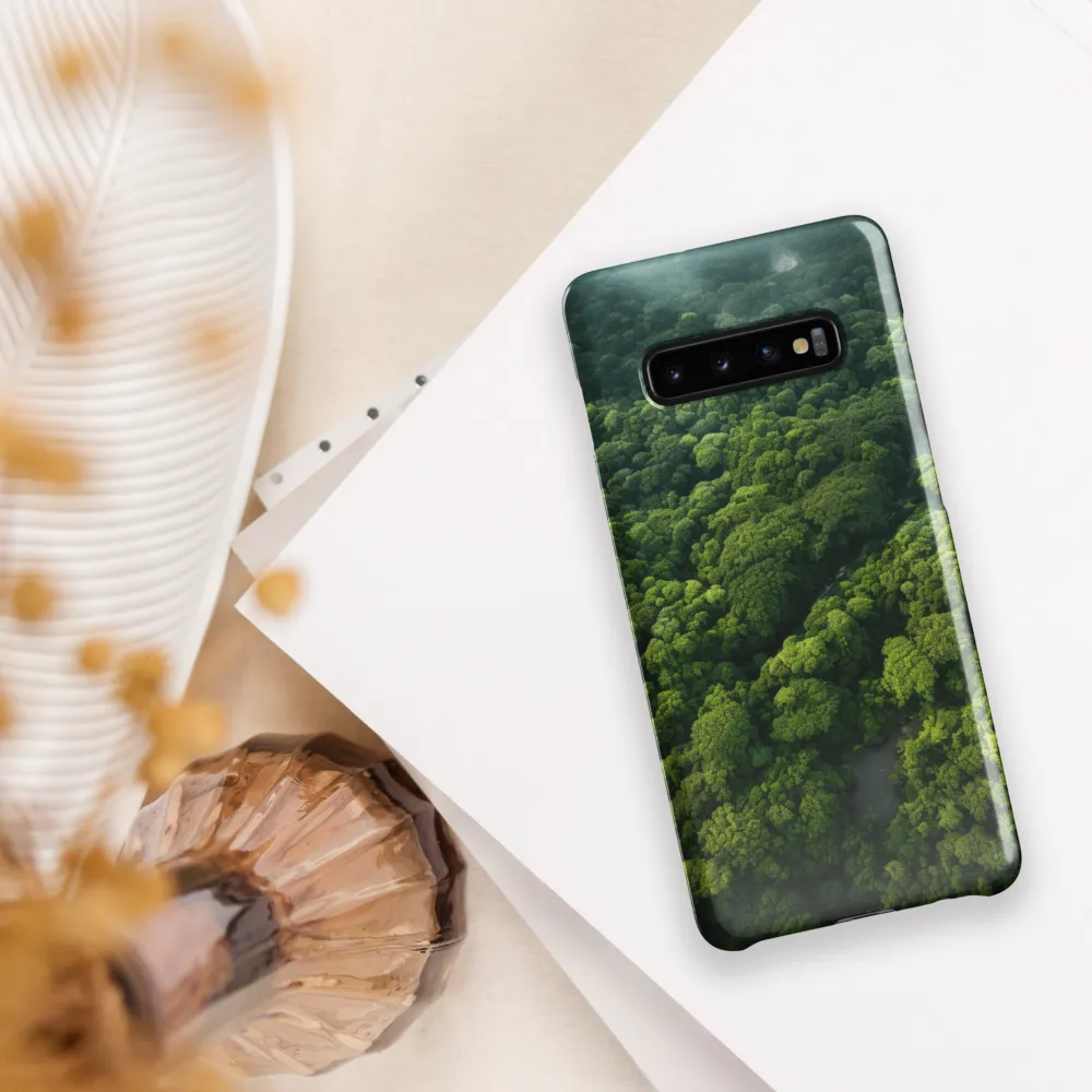 Emerald Canopy | Phone Case |  S10 Plus | Snap Case | Glossy