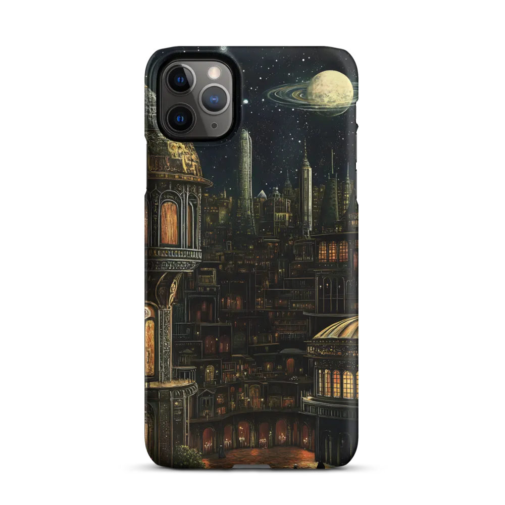 Celestial Enigma: A Surreal Cityscape